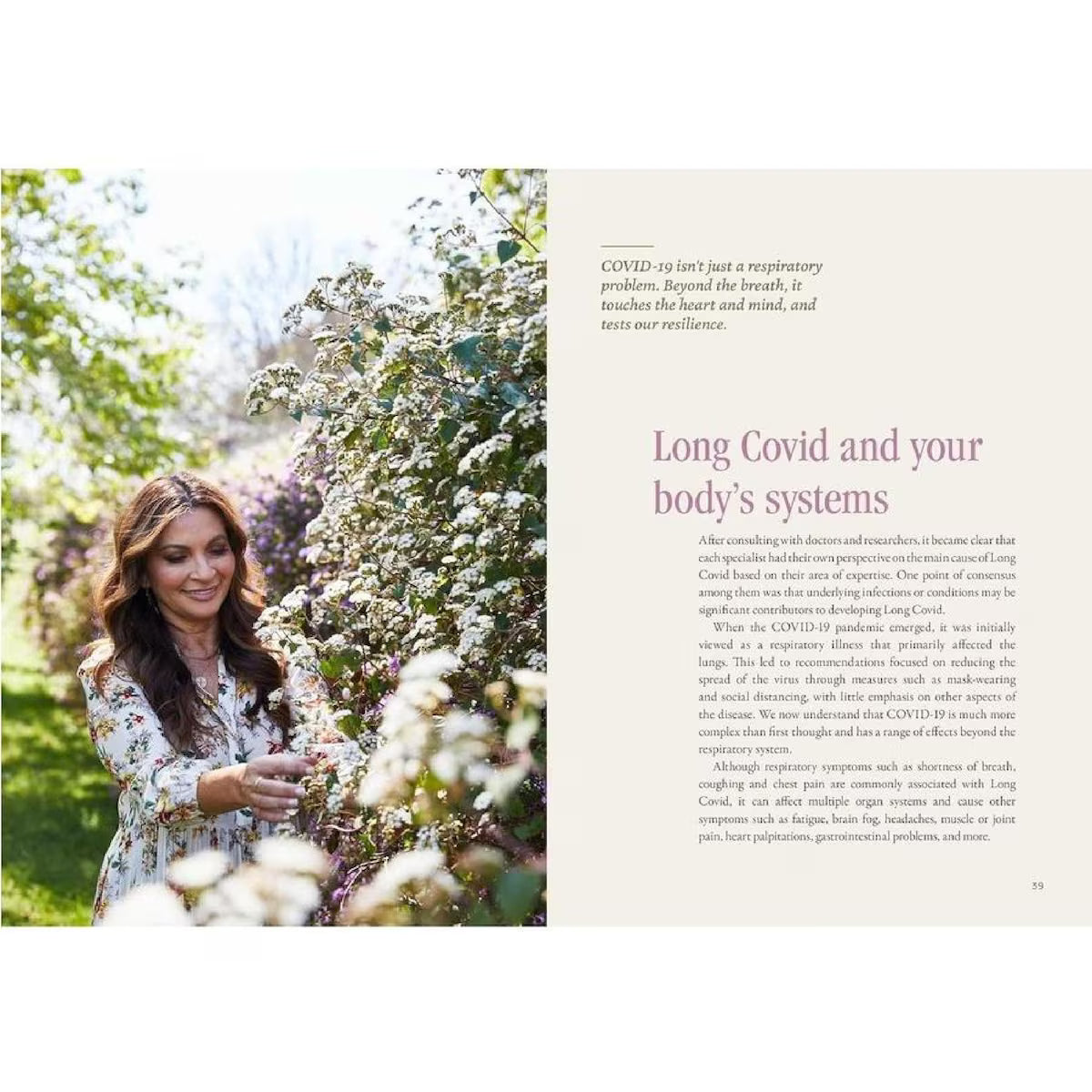 Book cover of "Supercharged Food Nature's Way to Healing: A Long Covid Guide" by Lee Holmes, featuring a vibrant design focused on health and healing, offering insights into nutrition and natural remedies for long Covid recovery.