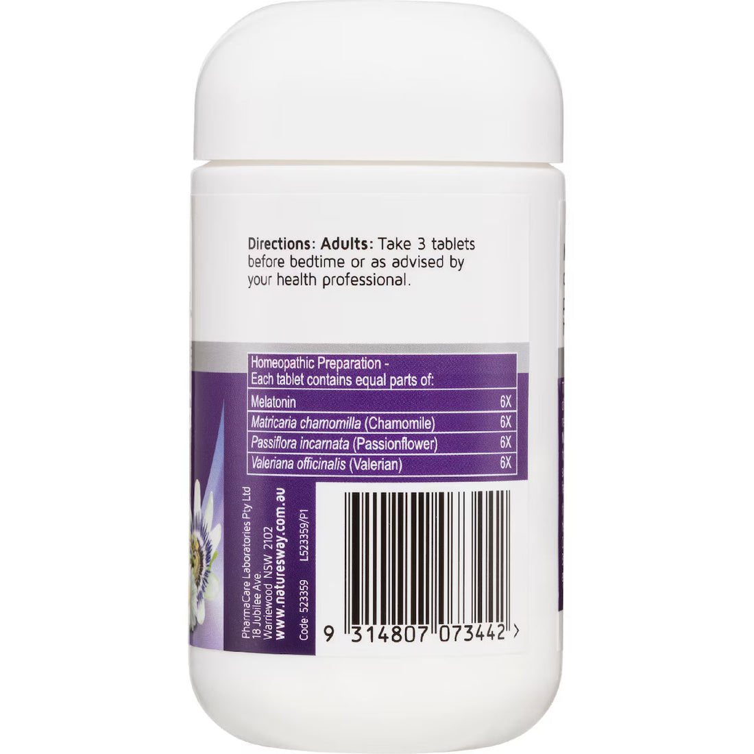 Nature's Way Sleeping Tablets 60 pack, natural sleep aid for improved rest, 60 tablets in a bottle, promotes relaxation and better sleep quality.