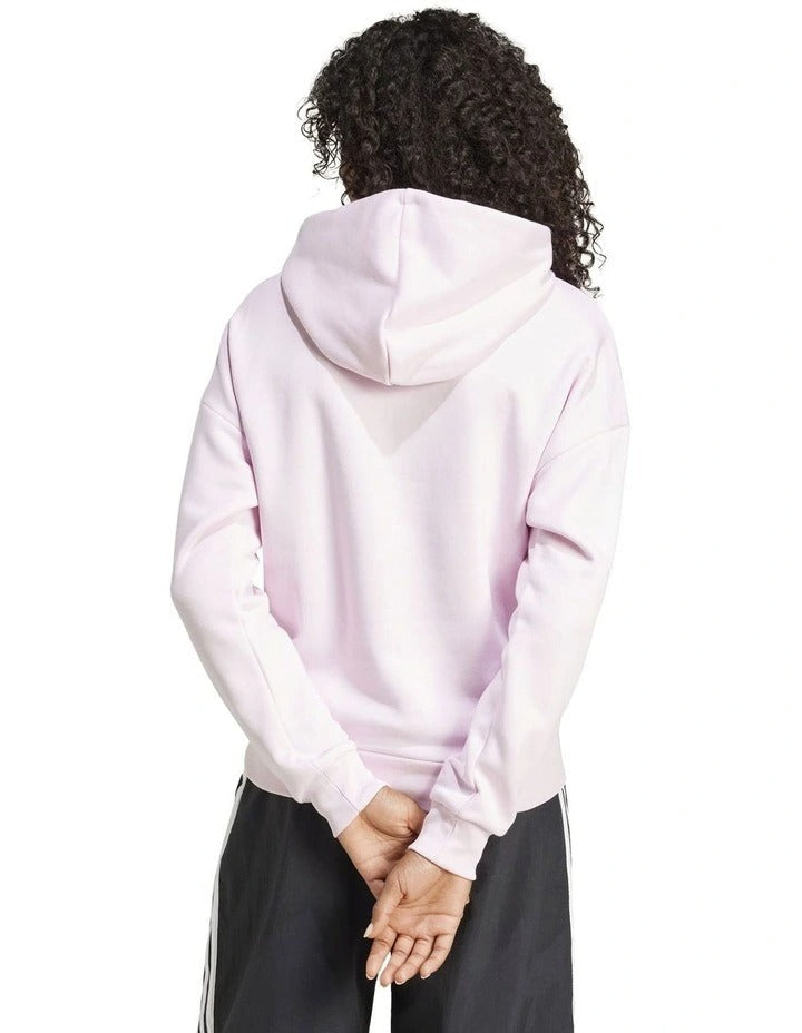 Cozy Hoodie Adidas Essentials Pink Front View