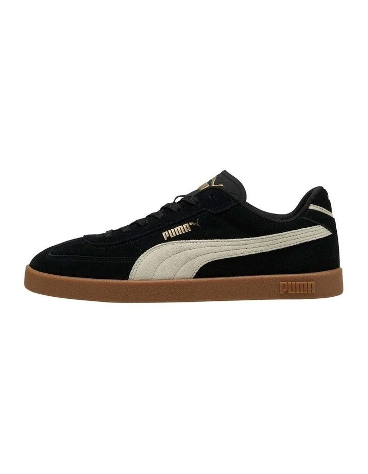 Puma Club II Era Suede Women’s Flat Sneakers in Premium Leather and Suede with Soft Foam+ Cushioning