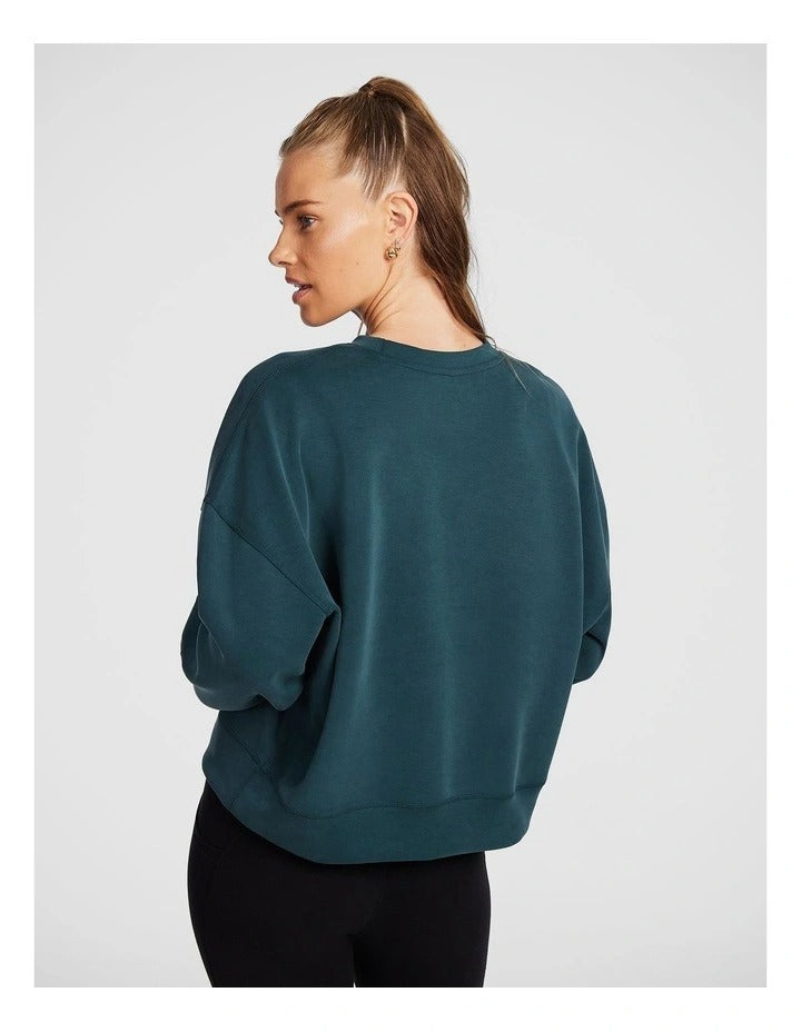 Rockwear Travel Hip Length Crew Sweater Front View