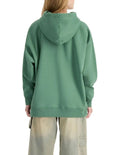 Oak green Champion tonal script logo hoodie
