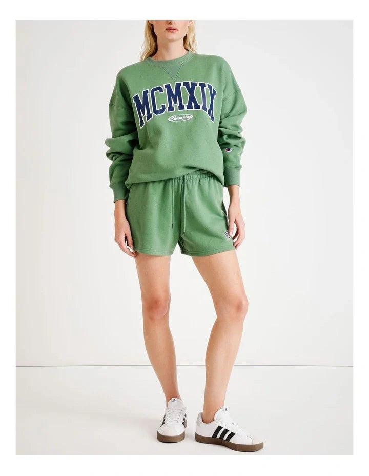 Black Champion MCMXIX logo shorts