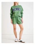 Black Champion MCMXIX logo shorts