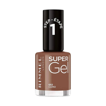 Rimmel Super Gel Nail Polish 052 Camo 12ml earthy green shade