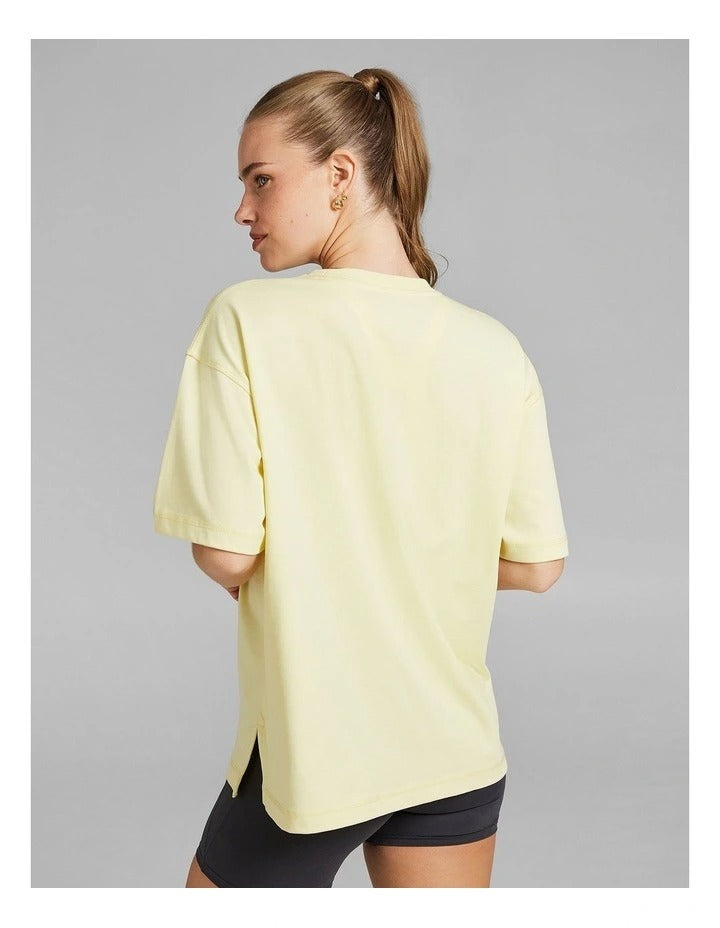 Rockwear Heavyweight Oversize Tee Sunflower – Front View