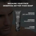 Face Cleanser for Men in sleek packaging designed for deep cleansing, hydrating, and refreshing men’s skin.