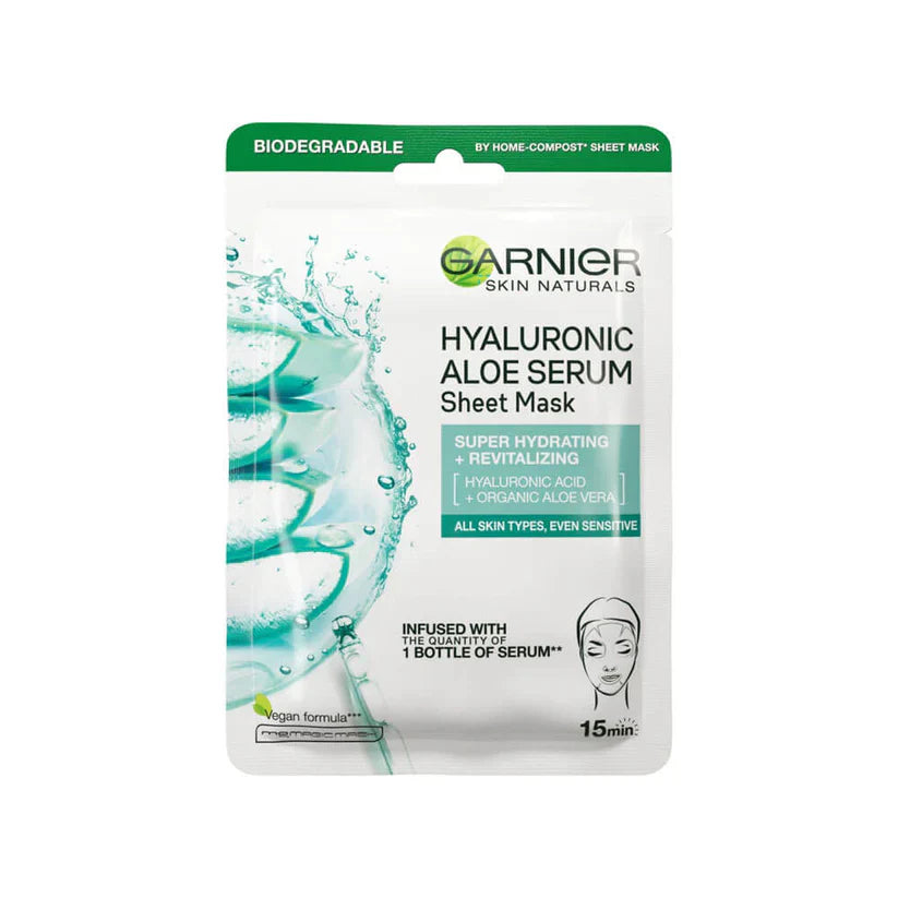 Garnier Deep Hydration Power Kit skincare set for intense moisture, nourished, and refreshed skin