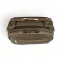 Beige leather women's handbag with shoulder strap — elegant satchel for everyday and formal occasions.