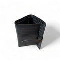 LeatherLuxe Black Genuine Leather Wallet with Card Holder – Premium Men’s Slim Bifold Wallet