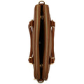 Premium Light Brown Leather Office Bag with Shoulder Strap — Elegant, Durable, and Spacious Business Bag for Professionals