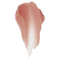 Close-up of a pink lip balm stick on a white background