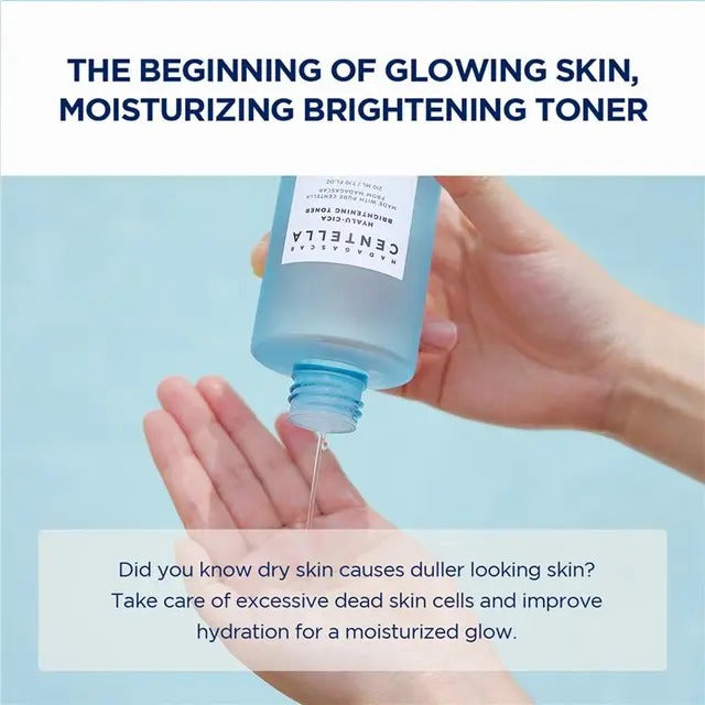 SKIN1004 Centella Centella Hyalu-Cica Brightening Toner bottle on a white background