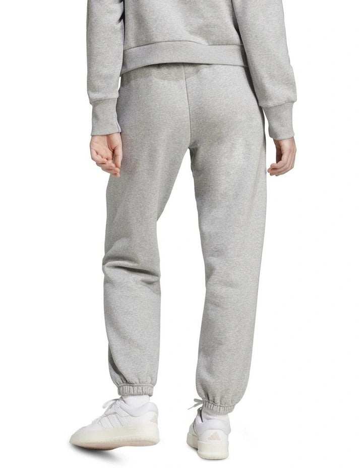adidas fleece loose joggers front view