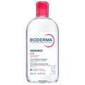Bioderma Sensibio H2O micellar water cleanser for sensitive skin, removes makeup and soothes skin.