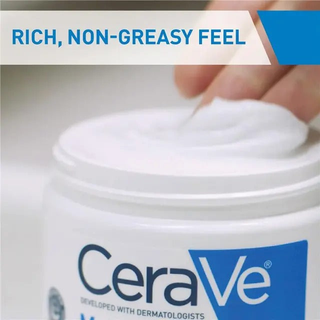 CeraVe Moisturising Cream 177ml for dry skin with ceramides and hyaluronic acid