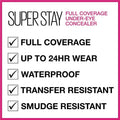 Maybelline Superstay Concealer 25 Medium for full under-eye coverage